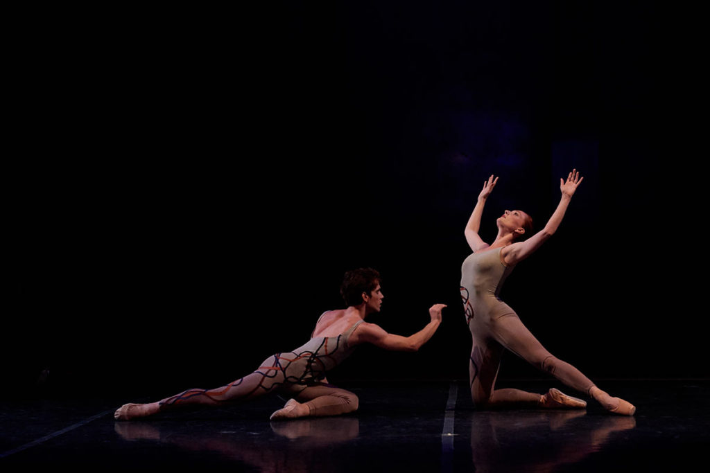 Amanda Treiber and Erez Milatin in Optimists. Photo © Rachel Neville.