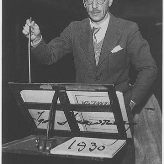 Igor Stravinsky in 1930