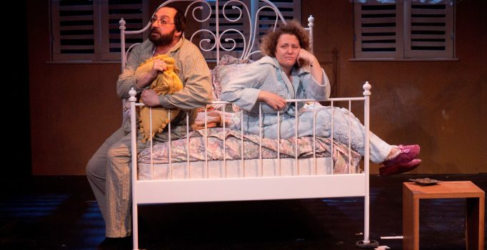 The Popoches in Bed, in hannock Levin's The Labor of Life by the Yiddish Rep